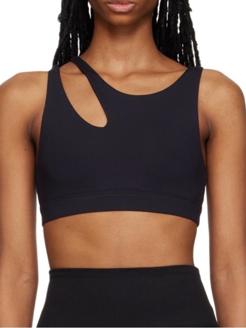 Alo Black Peak Sports Bra Small